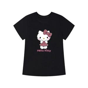 Футболка Hello Kitty SS25 Unisex Sanrio, черный