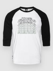 Лонгслив Horsefeathers Rollin Raglan Longsleeve, white/black