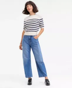 Женский свитер Saddle с короткими рукавами On 34th, синий