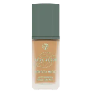 Матирующий тональный крем для лица натуральный бежевый W7 Very Vegan Perfectly Matte, 30 мл
