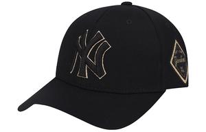 Футболка из шерстяной смеси CP85 Унисекс Черный/Золотой MLB