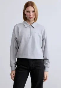 Толстовка с графическим принтом Calvin Klein Jeans, History Grey Heather