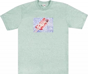 Футболка Supreme Float Tee 'Heather Blue', синий