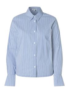 Короткая блузка из эластичного хлопка в тканую полоску More & More