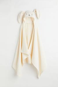 Банное полотенце H&M Home With Hood Rabbit, белый