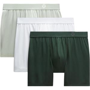 Мужские трусы 1 комплект 3 штуки Lululemon, зеленый/синий