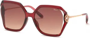 Солнцезащитные очки сливового оттенка от Chopard, 0d66 - Shiny Transp.plum (0d66)