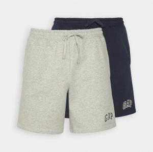 Шорты Gap Logo 2 Pack, синий/серый