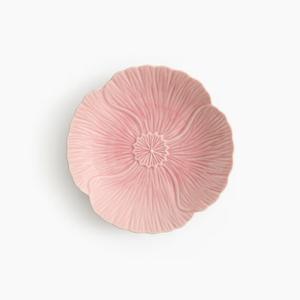 Тарелка из керамогранита в форме цветка H&M, розовый