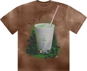 Футболка Cactus Jack by Travis Scott Grail T-Shirt 'Brown', коричневый