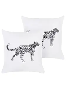 Декоративная подушка Beliani 2er Set Deko MARULA, белый/черный