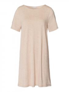 Hanro Ночная рубашка «Естественная элегантность» в карамельно-коричневом оттенке