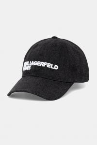 Джинсовая кепка с козырьком Karl Lagerfeld Jeans, черный