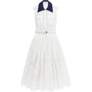 Женское платье без рукавов Self Portrait Self-portrait, белый