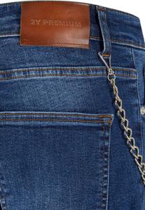 Джинсы облегающие 2Y Studios, синий