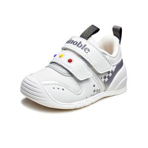 Износостойкие низкие детские ботиночки для малышей GINOBLE, белый/серебристый/светло-серый