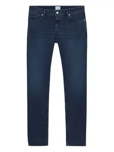 Джинсы-стрейч из хлопка-стрейч облегающего кроя Closed, синий