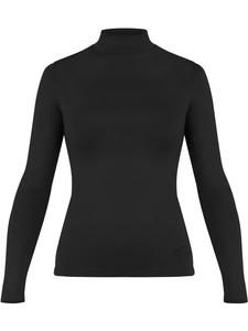 Лонгслив Normani Outdoor Sports Damen Merino Longsleeve mit Stehkragen „Romsey, черный