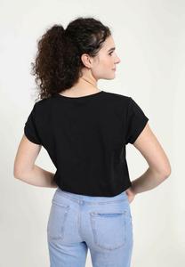 Футболка с принтом MICKEY & FRIENDS LEOPARD SQUARE MICK Disney, черный