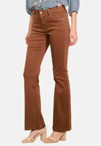 Джинсы-Клеш с высокой талией Lolaliza, Caramel