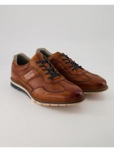 Кроссовки на шнуровке Bugatti, коричневый
