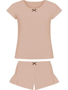 Пижама Vivisence 2021, бежевый