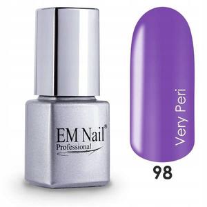 EM Nail, гибридный лак 98 Very Peri, 6 мл