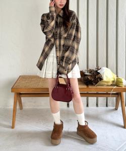 клетчатая фланелевая рубашка