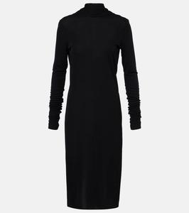 Облегающее платье миди из джерси Toteme, Black