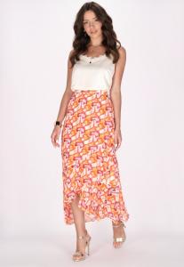 Юбка А-силуэта faina, оранжевый