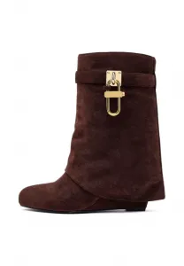 Ботильоны на танкетке Derimod, Brown