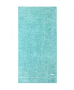 Однотонное хлопковое банное полотенце, 28 x 55 дюймов Boss Home, цвет aruba blue