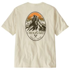 Футболка Chouinard crest pocket responsibili-tee - t-shirt Patagonia, белый
