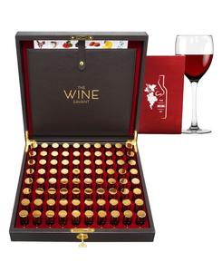 Набор для дегустации и ароматизации вина, содержащий 80 ароматов The Wine Savant, черный