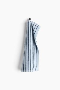 Полотенце H&M Striped For Guests, 30x50 см, светло-голубой