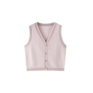 Жилет Peacebird Women's Tweed Knit, розовый