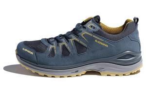 Lowa Амортизирующие, износостойкие низкие беговые кроссовки для мужчин, сине-желтые