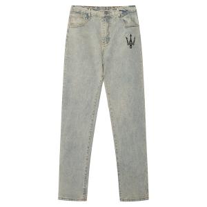 Джинсы унисекс Maserati, грязно-желтый