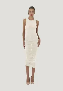 Платье-Футляр с драпировкой Wolford, Buttercream