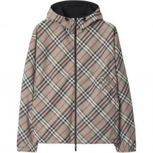 Burberry Двусторонняя клетчатая куртка, Gray