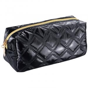 Inter-Vion Gold & Black стеганая косметичка-пенал, черный