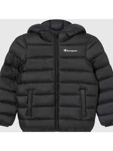 Куртка с капюшоном черного цвета Champion