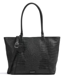 Сумка-Шоппер Cool colbie размером 15 дюймов из тисненой кожи. Burkely, черный