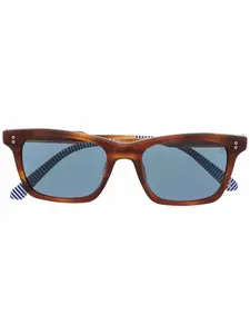 Солнцезащитные очки в оправе черепаховой расцветки Etnia Barcelona, коричневый