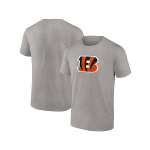 Мужская серая футболка с фирменным логотипом Cincinnati Bengals Team Primary Logo Fanatics, серый