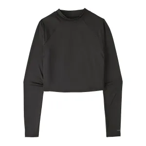 Swell Seeker Кроп Рашгард Patagonia, Black