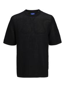Трикотажная футболка черного цвета Jack & Jones