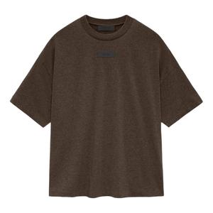 Футболка Fear of God Essentials SS24 T-shirt 'Heather Wood', коричневый