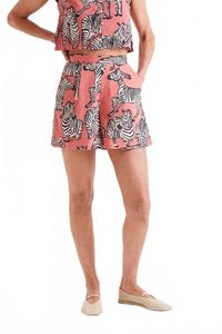 Шорты с принтом «Зебра» в розовых тонах Compania Fantastica, розовый