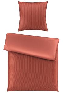 Двустороннее постельное белье Bio:Vio, 155x220 см, терракота